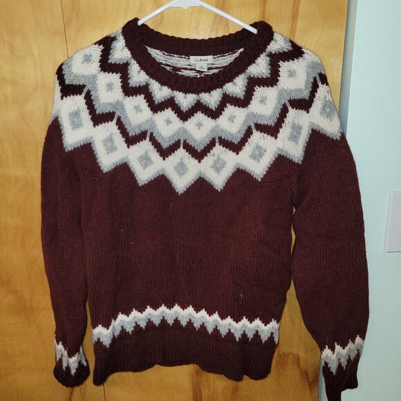 LL Bean Wool Sweater - Picture 1 of 5